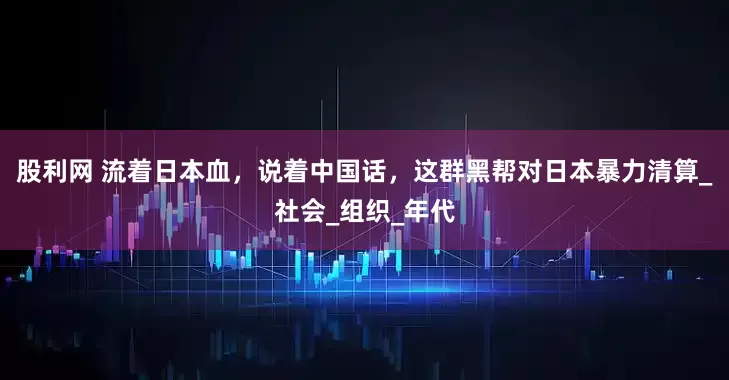 股利网 流着日本血，说着中国话，这群黑帮对日本暴力清算_社会_组织_年代